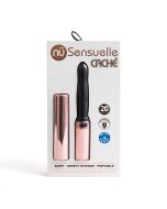 Vibrator Sensuelle Cache 20 Function Covered Rose Gold Rechargeable box