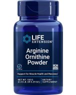 Life Extension Arginine Ornithine Powder 150gr Promotes Muscle Health front