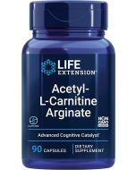 Life Extension Acetyl L Carnitine Arginate 90 Caps Brain Health front
