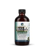 Bottle of Amazing Herbs Black Seed Pumpkin Seed Oil Blend