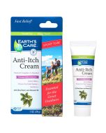 Anti Itch Cream Natural Menthol 1 Oz No Parabens Earth's Care