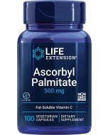 Life Extension Ascorbyl Palmitate 500mg Fat Soluble Vitamin C front