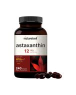 Front view of Astaxanthin softgel bottle