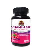 OKAY Gummies Vitamin B12 60 Count Raspberry Energy Support Supplement bottle