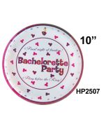 Bachelorette Party Plate 10 Piece