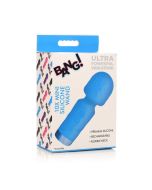 Bang! 10X Mini Silicone Wand Blue Ultra Power full Vibration Box