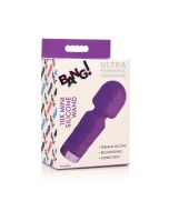 Bang! 10X Mini Silicone Wand Purple Ultra Power full Vibration Box