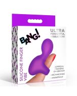 Bang! Silicone Finger Vibrator purple 3 speed