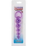 Basic Essentials Beaded Probe Purple Color Cal Exotic Novelties