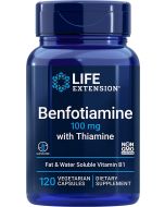 Life Extension Benfotiamine with Thiamine 100mg front