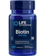 Life Extension Biotin 600mcg front