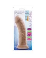 Dildo Blush Au Naturel Suction Cup Mocha 8" Dual Density box