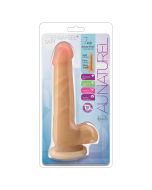 Dildo Blush Au Naturel Sam Beige 7" Suction Cup Dual Density box