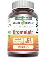 Bromelain 500mg 120 Tablets Digestion Support