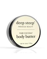 Pure Coconut Vegan Body Butter 6 Oz Deep Steep Premium Beauty