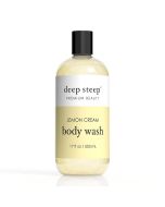 Vegan Liquid Lemon Cream Body Wash 17 Oz Deep Steep Premium Beauty