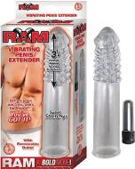 Vibrating Penis Extender 3.5 Clear RAM