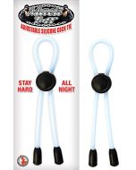 Cock Tie Adjustable Silicone Clear Mack Tuff