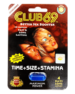 Club 69 Better Sex Booster 1250mg 4 Days Long Action for Men Sex 24 Pills Retail Box