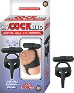 Vibrating Cock Ring and Testicle Divider Silicone