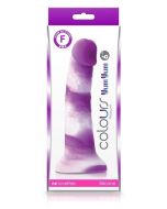 NS Novelties Colours Pleasures Yum Yum 6" Dildo Purple Realistic Dong