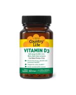 Country Life Vitamin D3 5000 IU supplement front view