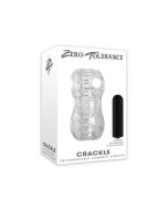 Crackle Rechargeable Compact Stroker Clear