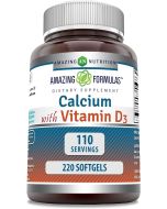 Calcium Vitamin D3 Supplement 220 Softgels