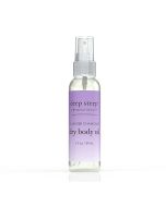 Deep Steep Lavender Chamomile Dry Body Oil Bottle