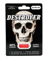 Destroyer 60000mg Male Enhancement Red Capsule