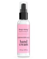 Vegan Rosewater Aloe Hand Cream 2 Oz Deep Steep Premium Beauty