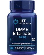 Life Extension Brain Health Support DMAE Bitartrate 150mg front
