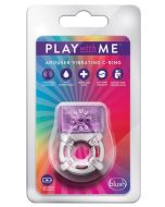 Blush Play With Me One Night Stand Vibrating Cock Ring Purple box