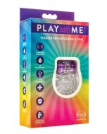Blush Play With Me Pleaser Rechargeable Waterproof Cock Ring Purple box