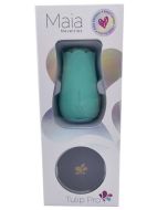 Maia Tulip Pro Suction Rose Shaped Vibrator Teal box