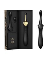 Zalo Bess Rechargeable Silicone Vibrator Obsidian Black box
