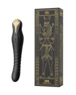 Zalo King Rechargeable Silicone Thruster Vibrator Obsidian Black box