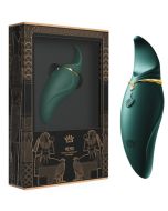 Zalo Hero Rechargeable Vibrator Snake Charm Designed Jewel Green box
