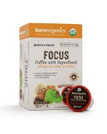 Coffee Superfoods 10ct Single Serve Cups Vegan BareOrganics