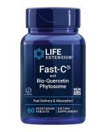 Life Extension 60 Veggie Tablets Fast C & Bio Quercetin Phytosome front