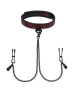 Fifty Shades Of Grey Sweet Anticipation Collar Nipple Clamps
