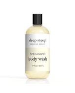 Pure Coconut Vegan Body Wash 17 Oz Deep Steep Premium Beauty