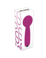 Purple Petites Lil Exclaim Silicone Pocket Wand Vibrator Rechargeable box