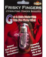 Frisky FIngers Vibrating Finger Bullet Purple Toy