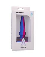 Doc Johnson A Play Groovy Silicone Anal Plug 5'' Berry box