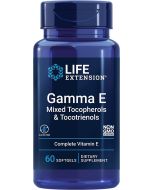 Life Extension 60 Softgels Gamma E Mixed Tocopherols Tocotrienols front
