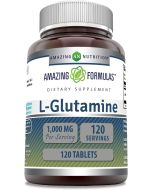 L Glutamine 1000mg 120 Tablets Workout Recovery Amazing Formulas