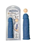 The Great Extender 1st Silicone Vibrating Sleeve 6.5 Blue