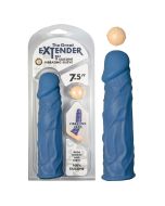 The Great Extender 1st Silicone Vibrating Sleeve 7.5 Blue