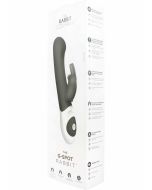 The G-Spot Rabbit Rechargeable Silicone Vibe Waterproof Slate Grey box